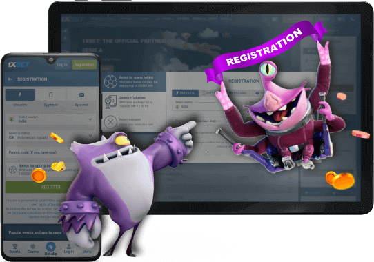 Create an account with 1xBet in Somalia